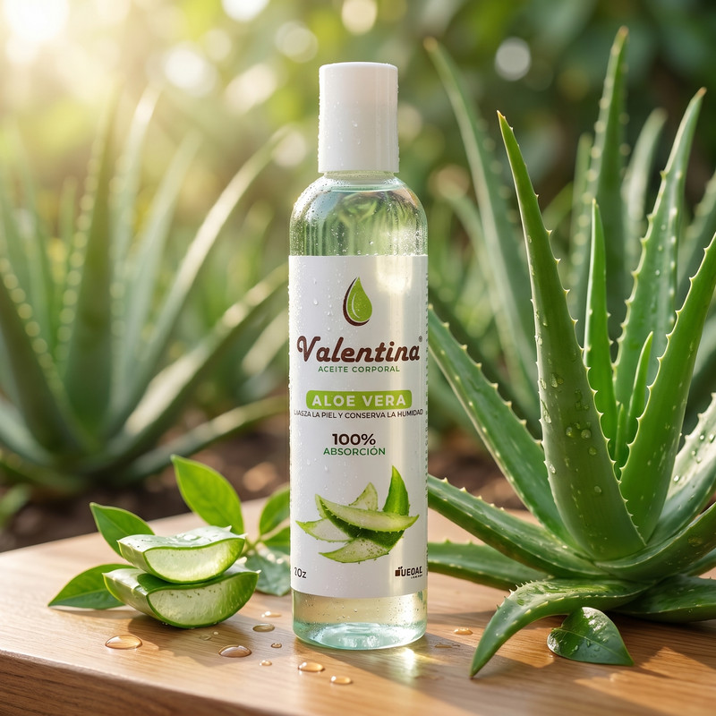 Valentina Aceite Corporal de Aloe Vera 8Oz
