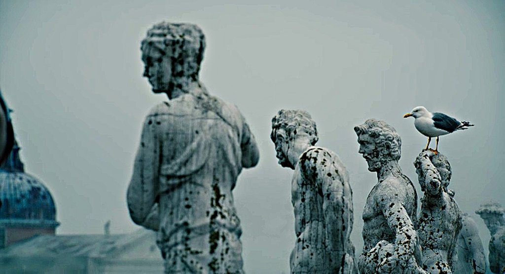 Sur les toits de San Marco  Venise-statues-St-marc-jpg