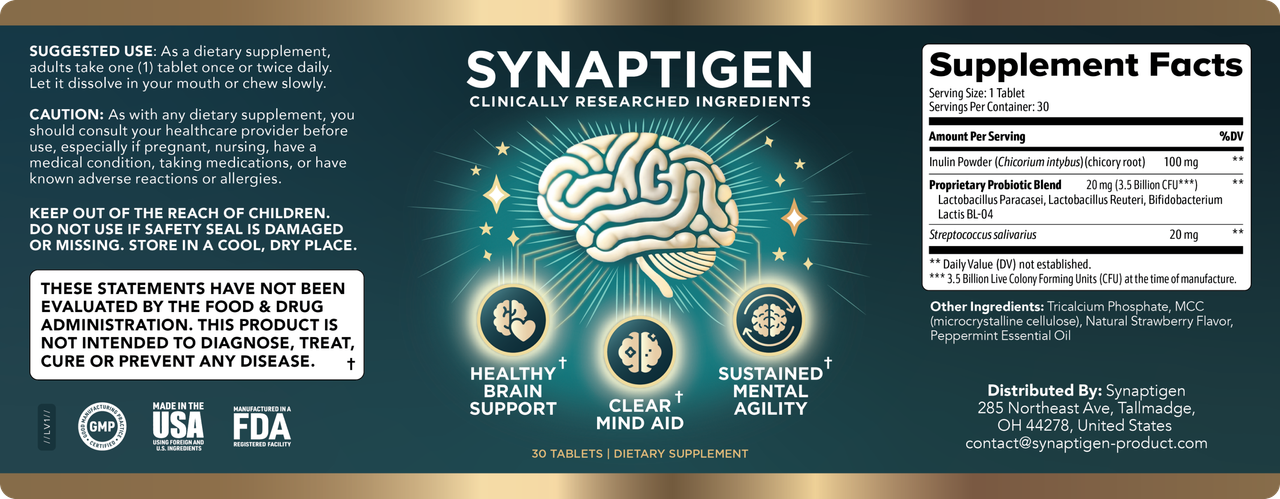 SYNAPTIGEN memory support supplement