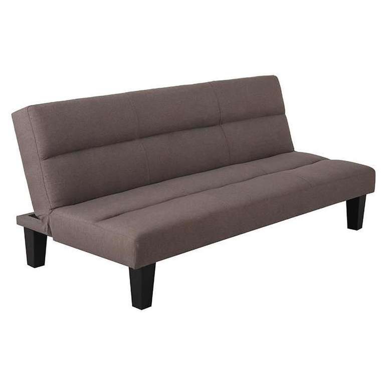 Sofá cama Elektra Kansas de 3 plazas marrón claro