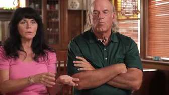 Jesse Ventura met aardige, vrouw Terry Larson 