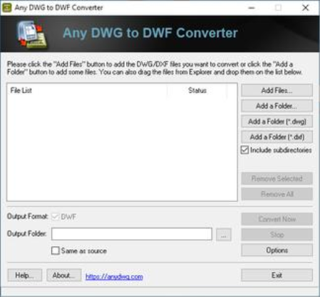 Any DWG to DWF Converter 2023.0 Portable