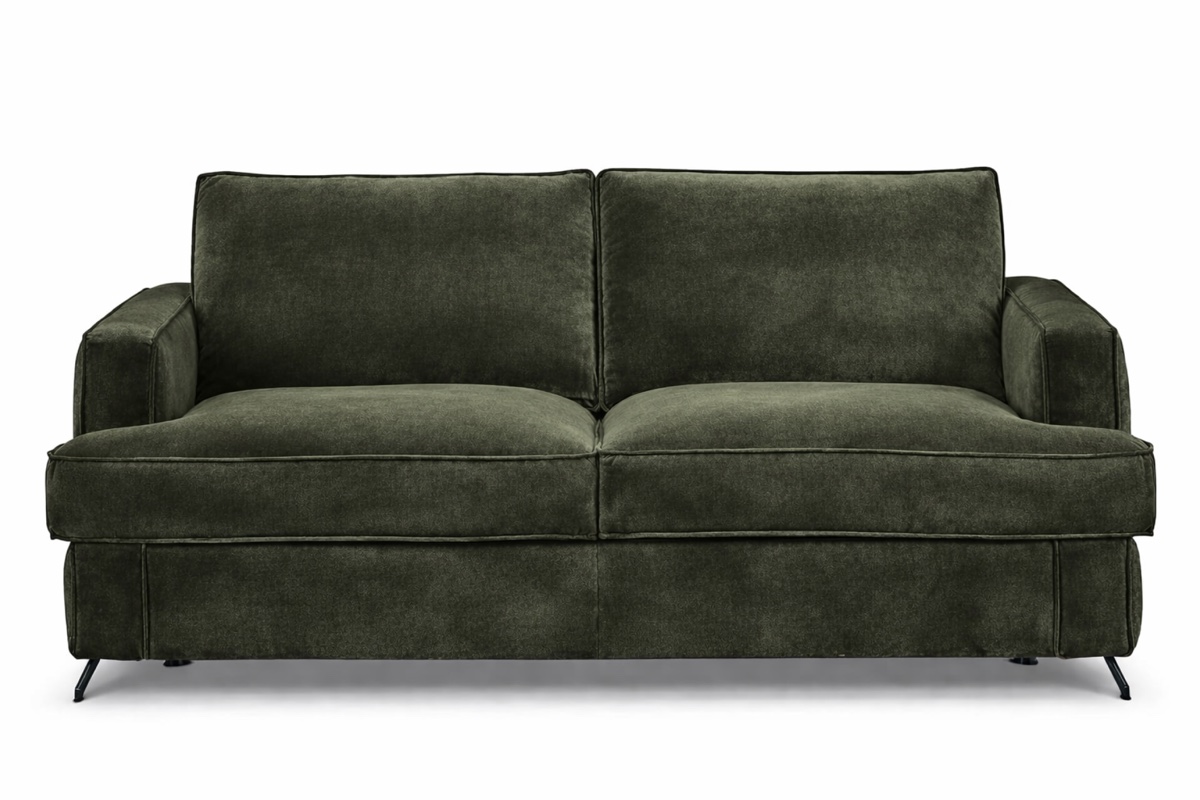 Canapé Dédalo velours vert forêt Vogue 11