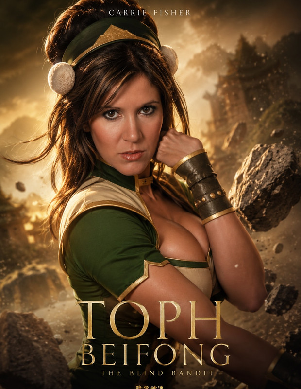 Carrie Fisher Toph Beifong