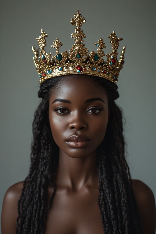Naked-ebony-Queen-crown-stands-(14)