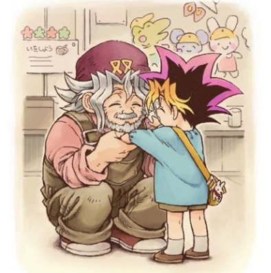 Yuugi e seu avô