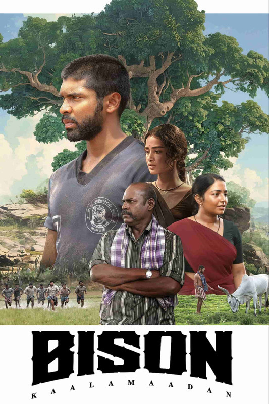 Bison Kaalamaadan 2025 DS4K Dual Audio Hindi Tamil Full Movie HD ESub