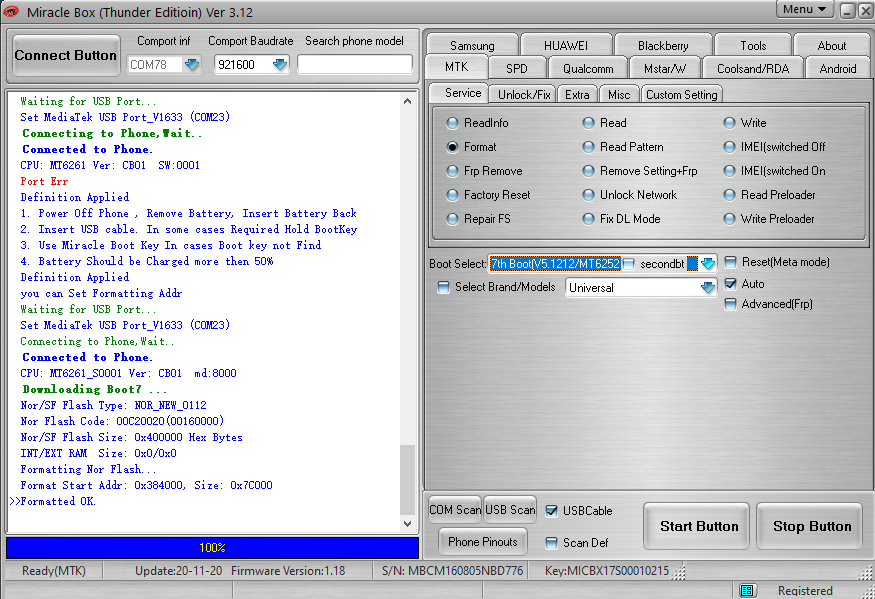 Itel It 2160 Pin Unlock With Miracle Box (Success) GSMForum
