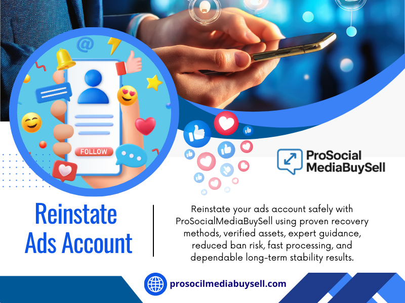 Reinstate Ads Account