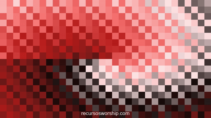 loop vj píxeles rojo espiral