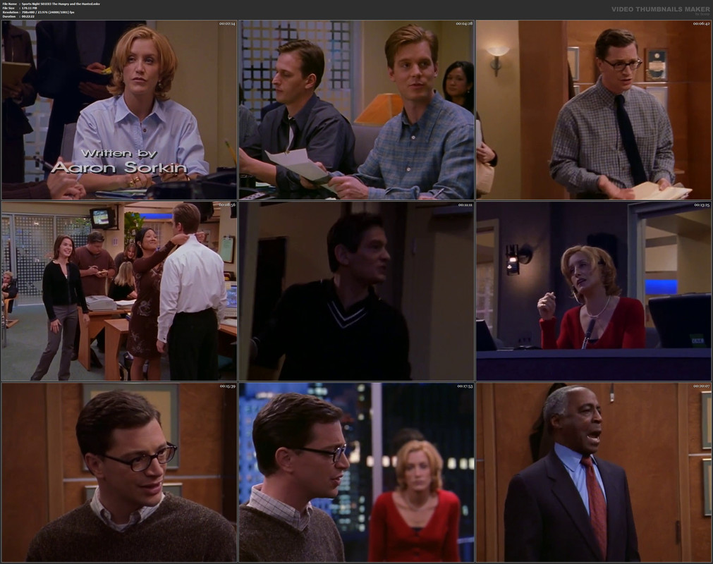 Sports Night S01E03 The Hungry and the Hunted.mkv