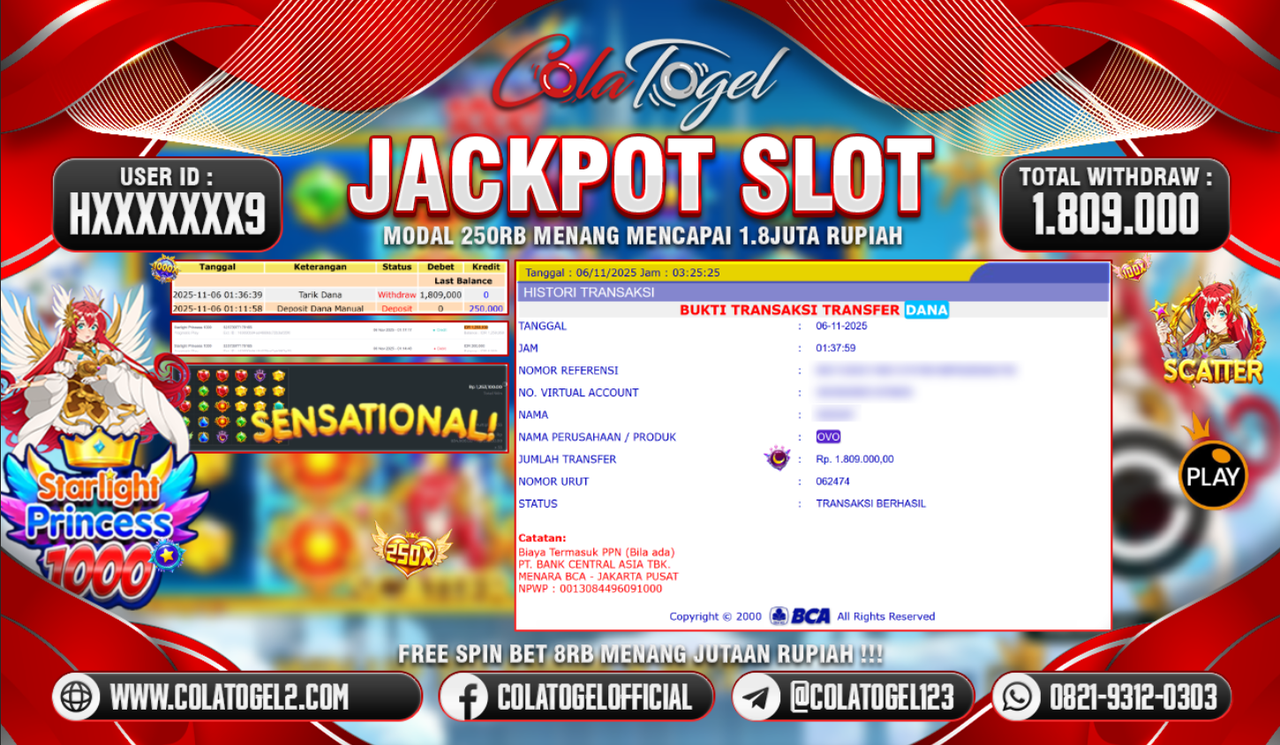 JACKPOT SLOT GACOR!!
