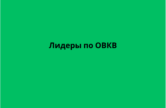 Лидеры по ОВКВ