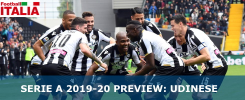 Serie A 2019 20 Preview Udinese Football Italia
