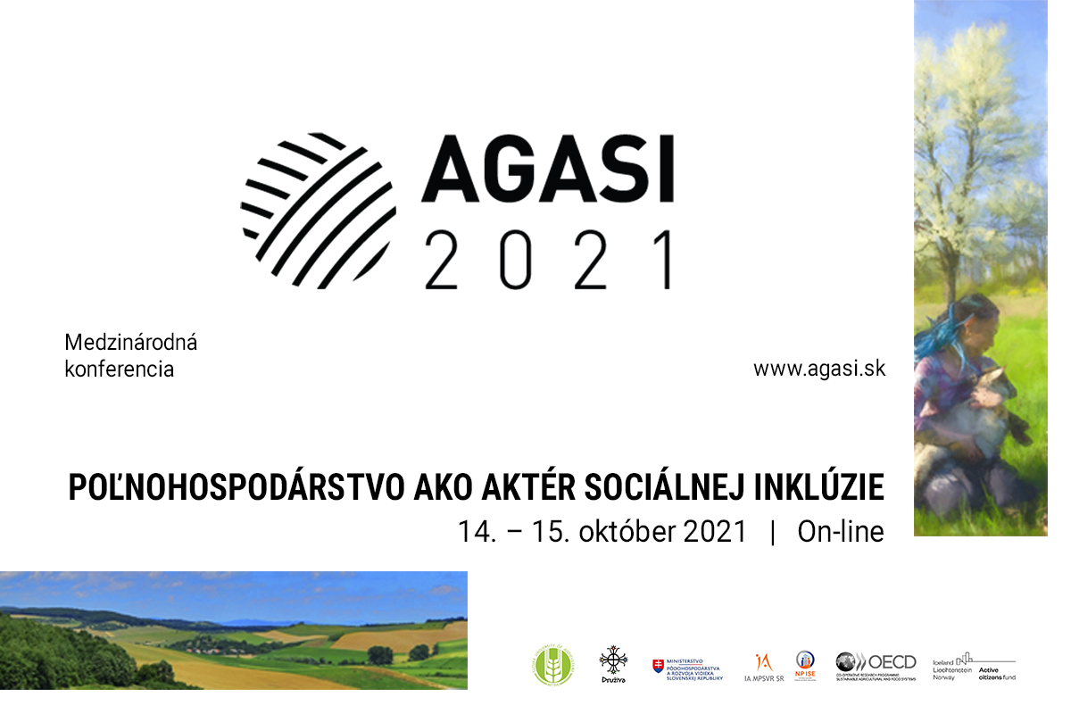 Konferencia AGASI prinesie odborníkov na sociálne poľnohospodárstvo aj zo zahraničia