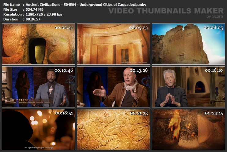 Ancient Civilizations - S04E04 - Underground Cities of Cappadocia.mkv