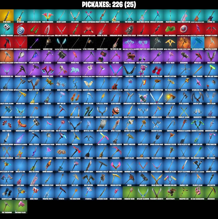 pickaxes comp