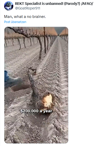 Abgestorbene Rebe, Schäden durch Nagetiere