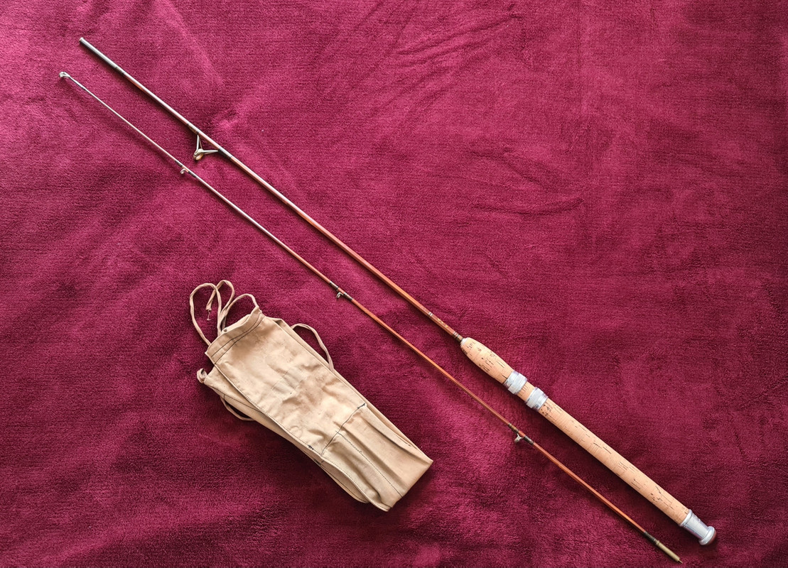 Sold at Auction: Antique Milward's Hexacane Bamboo Spincraft Rod 7 Ft. 2pc
