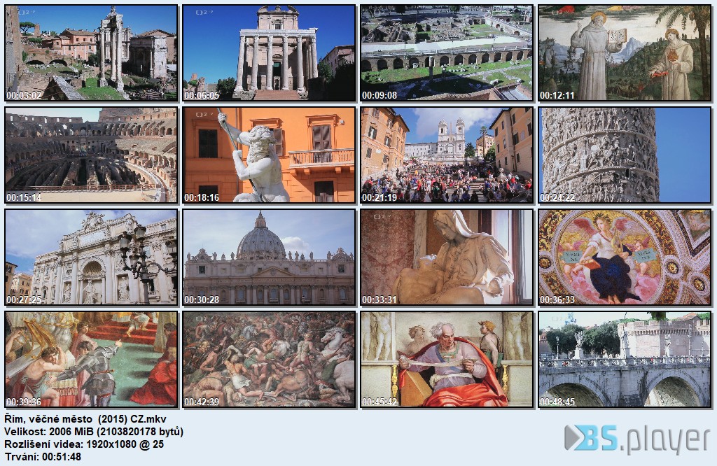Řím, věčné město / L'Italie: Rome, la ville Eternelle / CZ