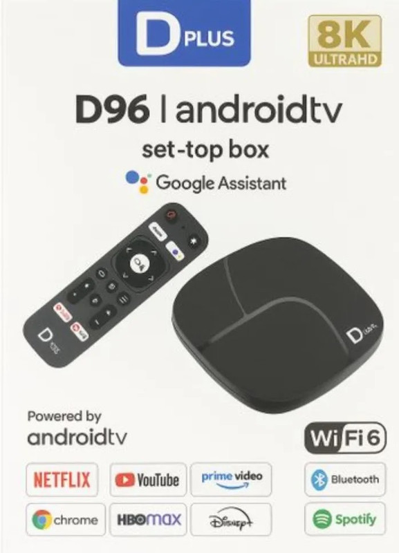 DPLUS D96 (2025) – Android 13 TV Box 8K (5G WiFi)
