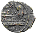 Glosario de monedas romanas. PROA DE GALERA/NAVE. 1
