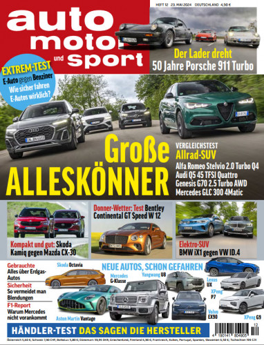 Cover: Auto Motor und Sport Magazin No 12 vom 23  Mai 2024