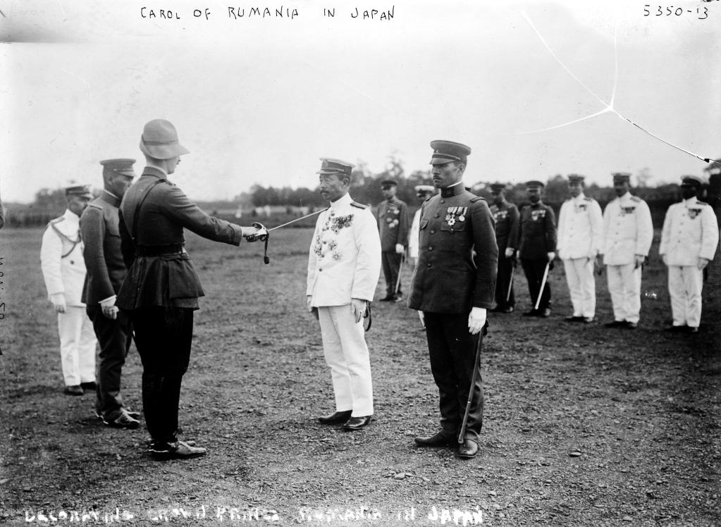 Príncipe heredero Carlos, más tarde Carlos II de Rumania en Japón en 1926