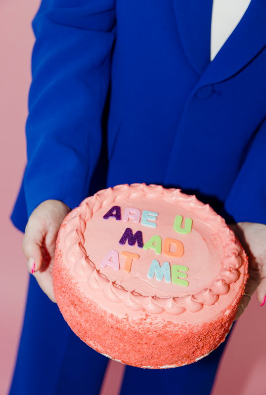 Are u mad at me cake