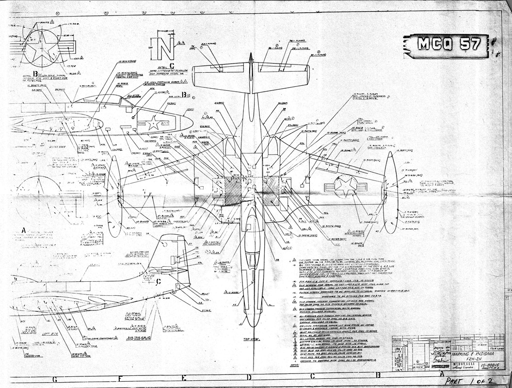 F2H-2N 15-00015 Markings & Insignia Sht 1 of 2 -