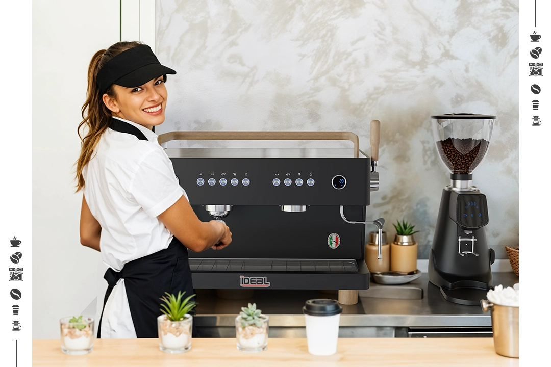Ideal La Bella Black Coffee Machine