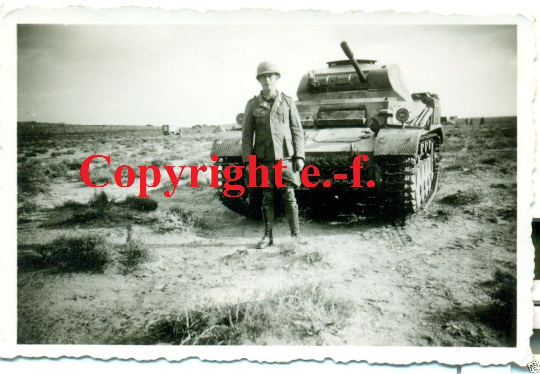 PANZER - Dtsch.PANZER II oder III - AFRIKA - WÜS