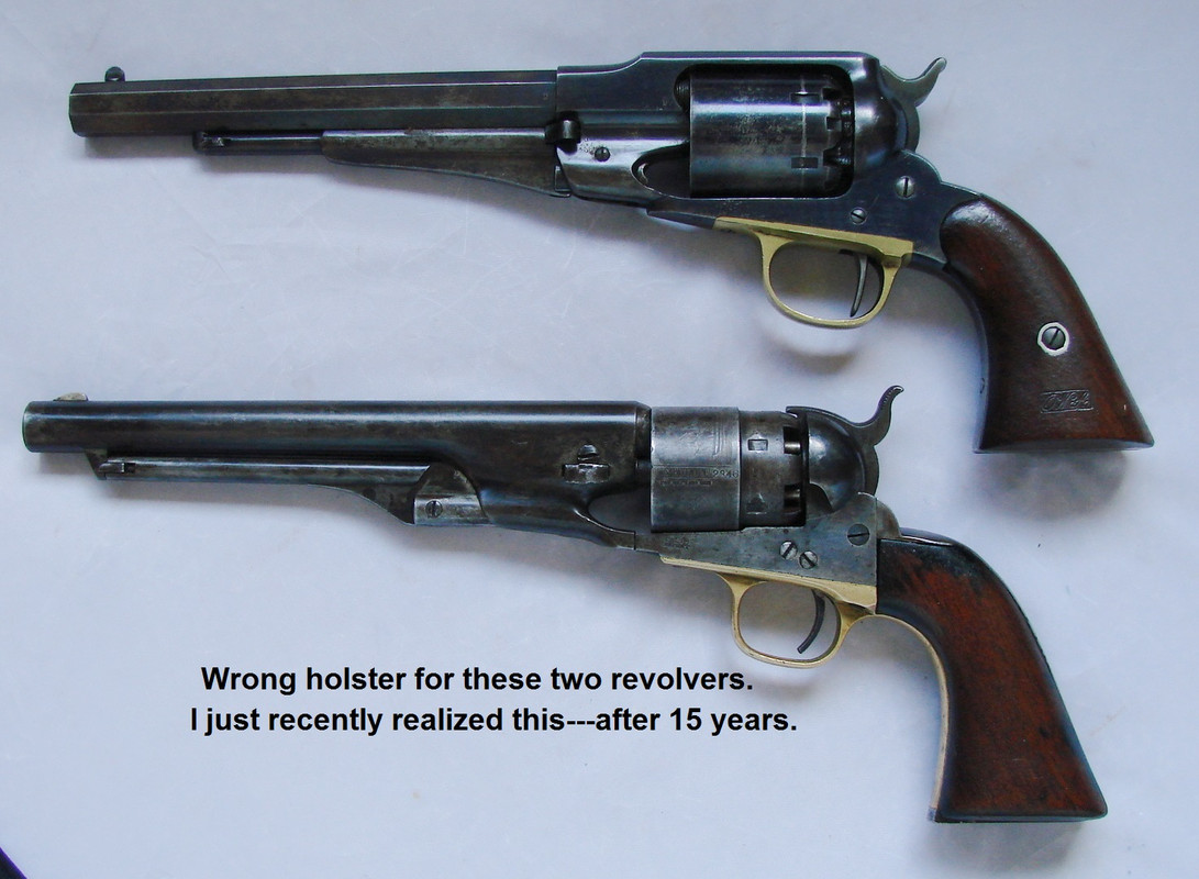 Wrong holster for these two revolvers