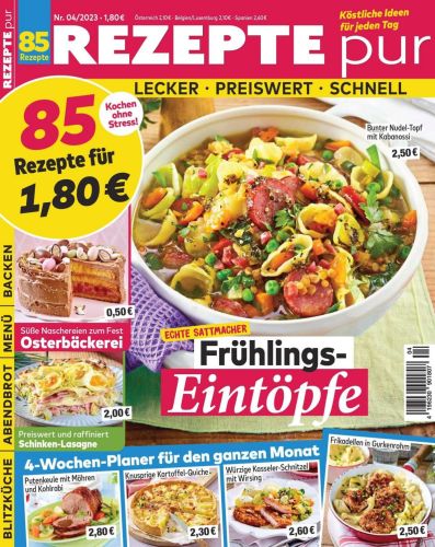 Rezepte pur Magazin April No 04 2023