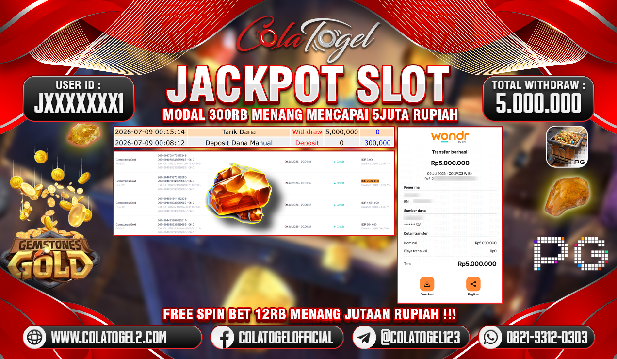 JACKPOT SLOT GACORR!!
