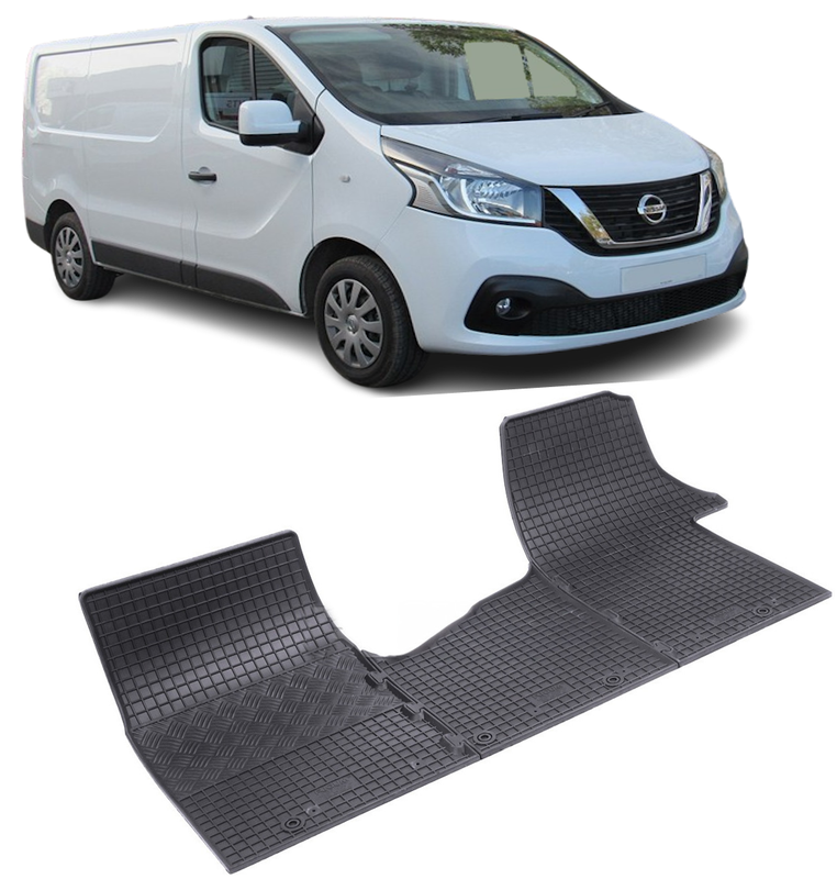 Set 3 covorase Nissan Nv300 3M 2014, din cauciuc 100%, compatibile cu autoturismul NISSAN NV300