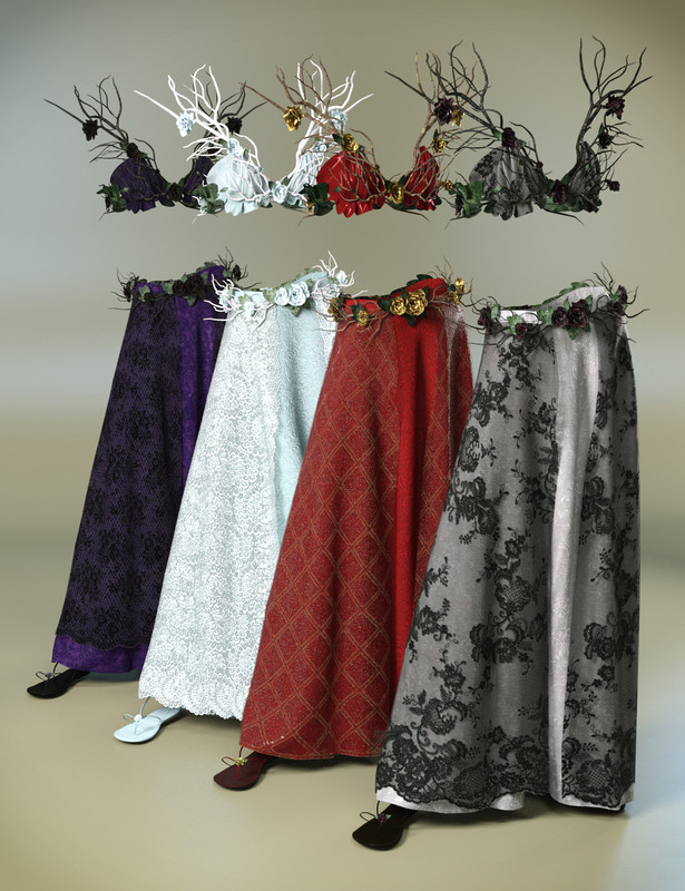 dForce Eternal Bloom Outfit Textures dForce Eternal Bloom Outfit Textures