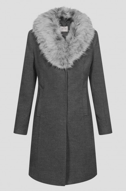 Orsay kaput sa krznenim okovratnikom