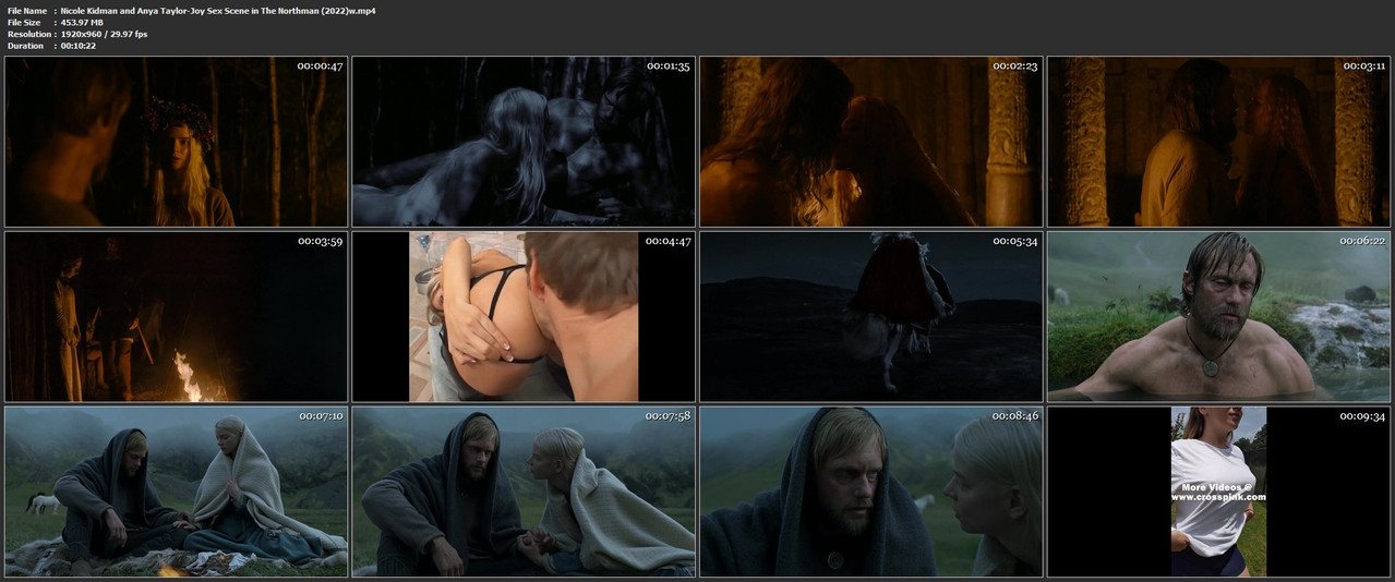 Nicole Kidman and Anya Taylor Joy Sex Scene in The Northman (2022)w mp4