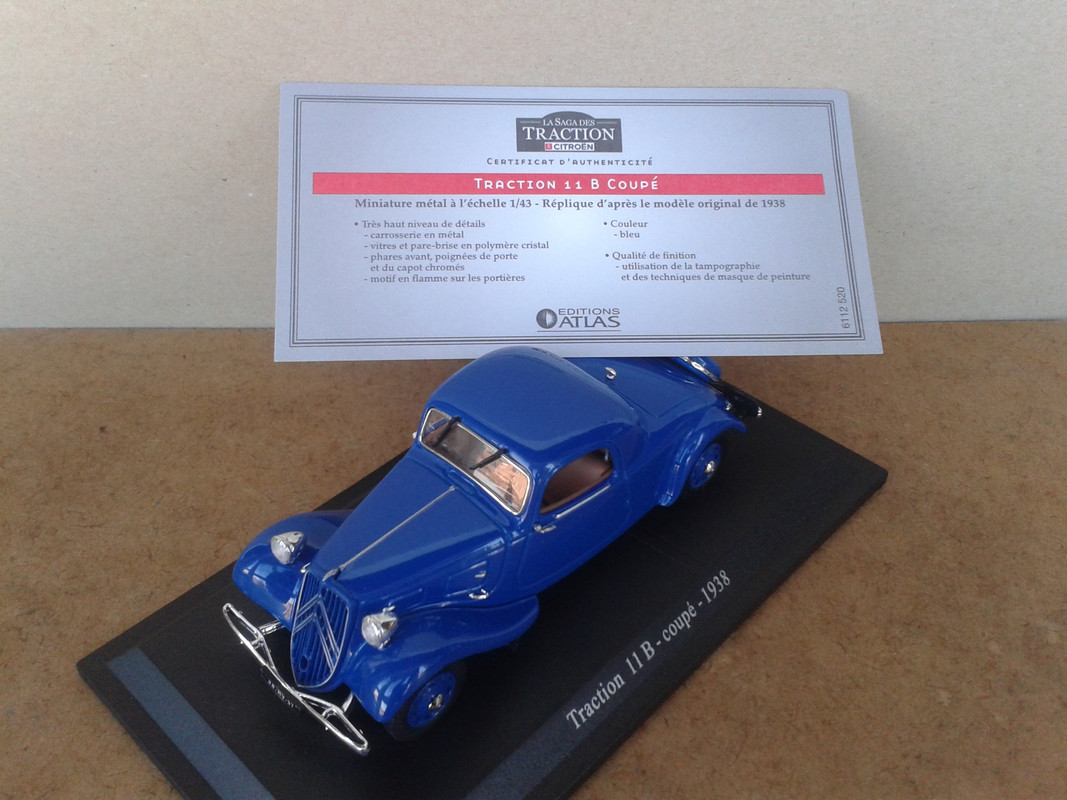 1938 Citroën Traction Avant 11 B Coupé (Universal Hobbies – nº20 LA SAGA DE LA TRACTION CITROËN) (1)
