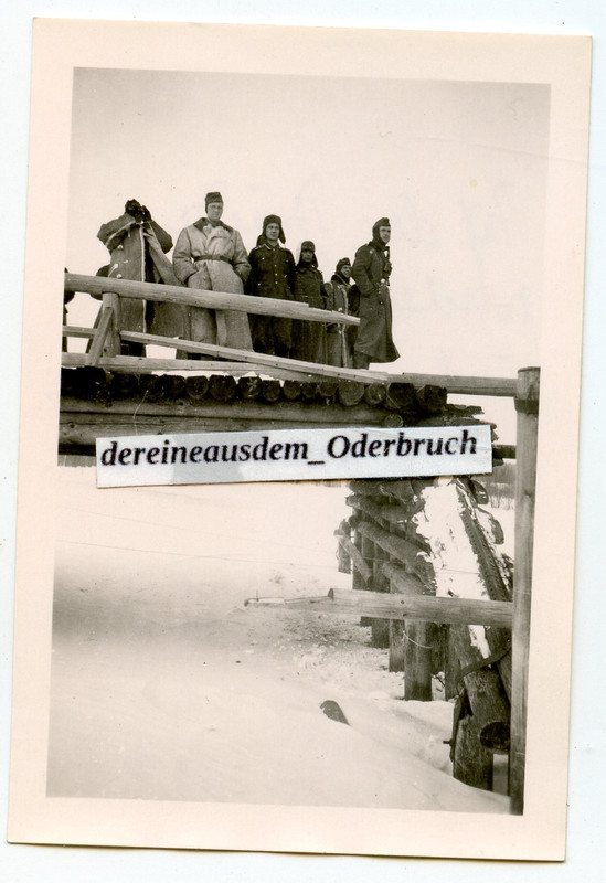 Foto 3 WH Ostfront März 42 StuG Sturmgeschütz Brücken einbruch bei Borodino
