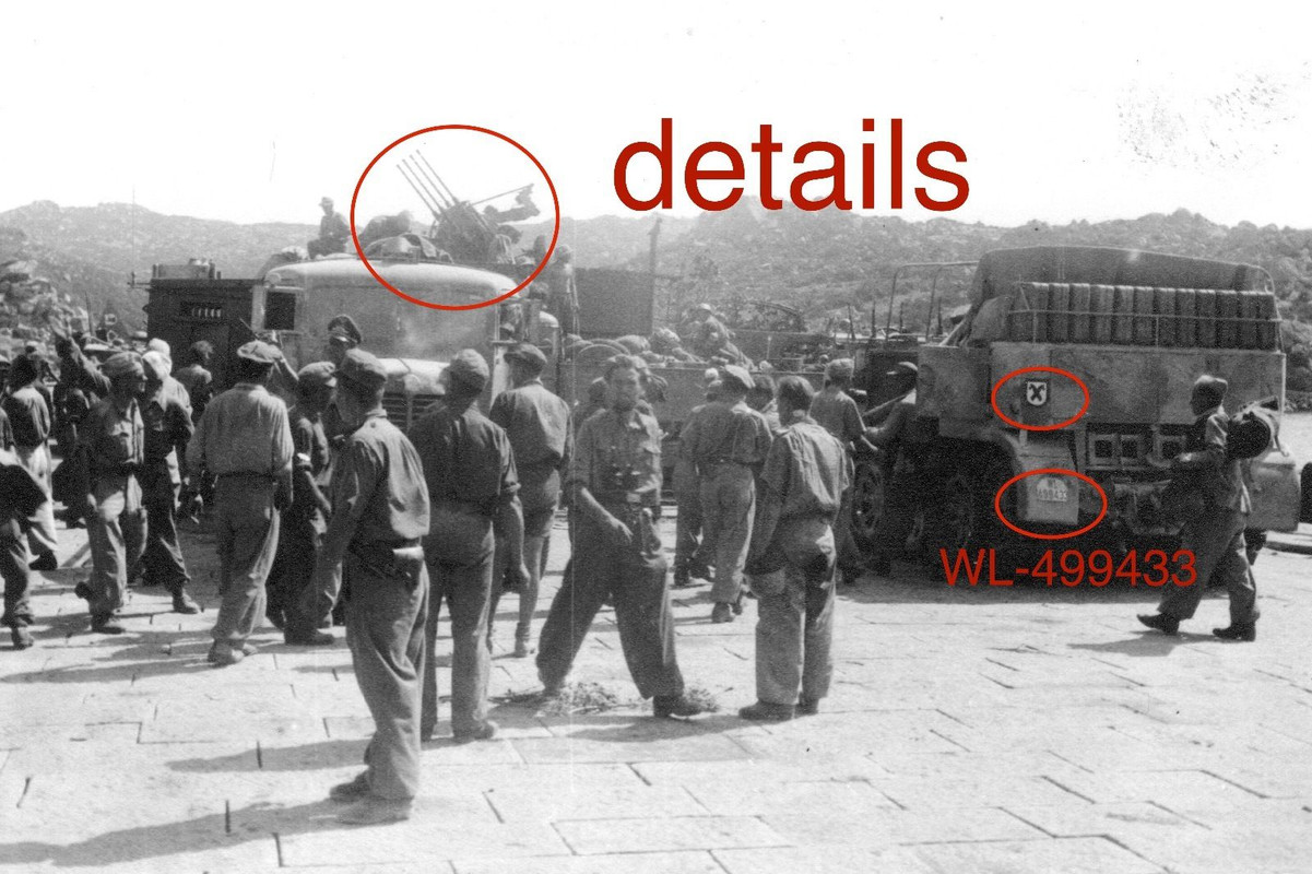 FLAK Abt 237 Rückzug von Sizilien 1943 Sicilia