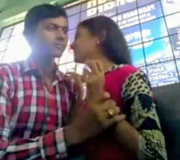 village couple kissing nude clip