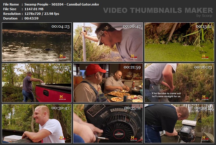 Swamp People - S01E04 - Cannibal Gator.mkv