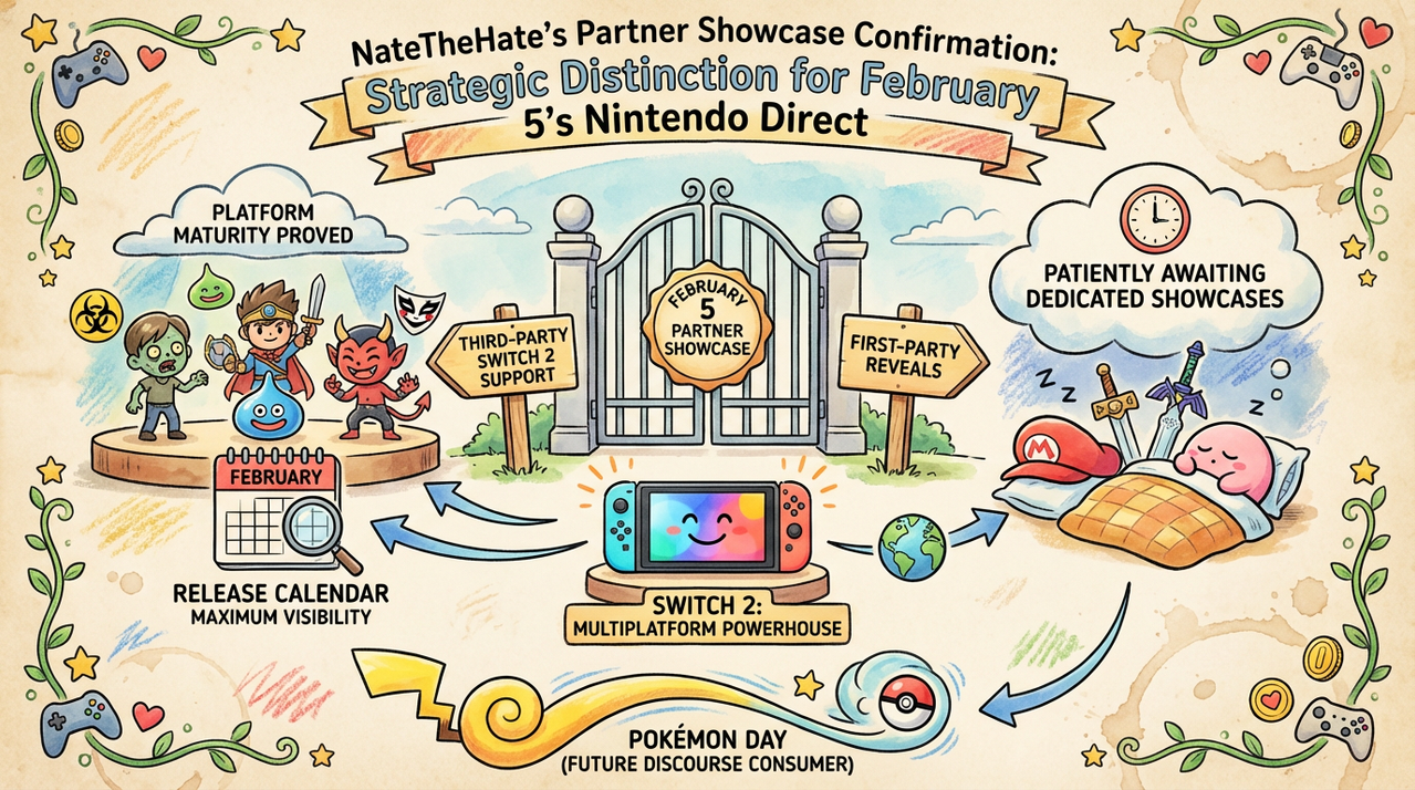 Third-party game developers presenting at Nintendo event