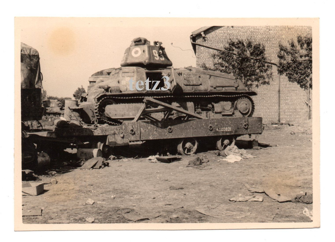 Art.Rgt.14 Frankreich 40 b.Dünkirchen Beutepanze