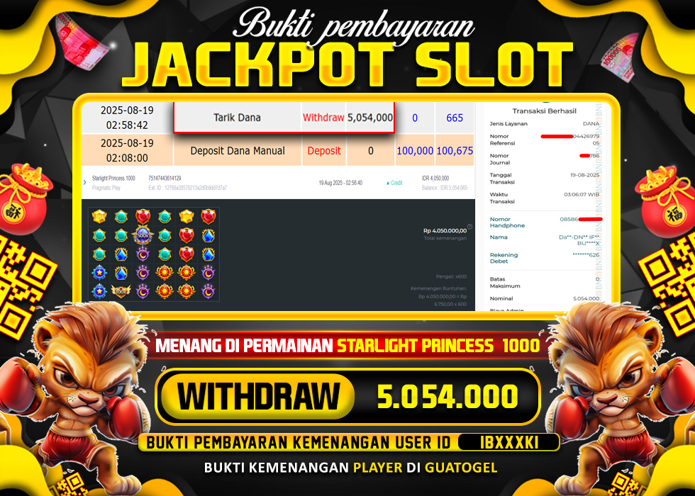 BUKTI JACKPOT LUNAS GUATOGEL