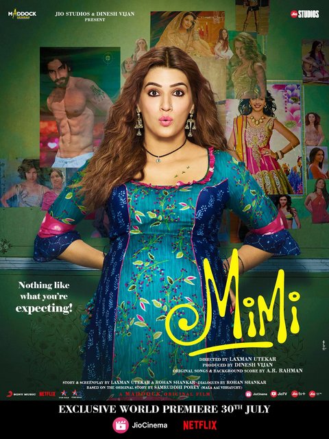 Mimi (2021) Hindi 480p HDRip x264 AAC 300MB ESub