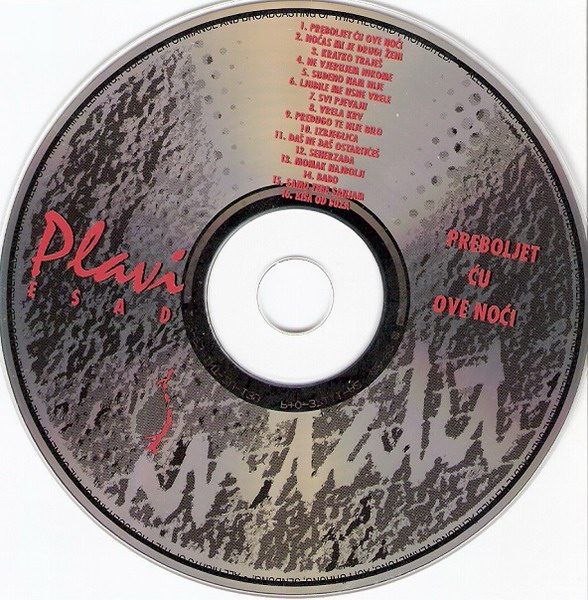 Esad Plavi - 2000 - Preboljet cu ove noci - CD