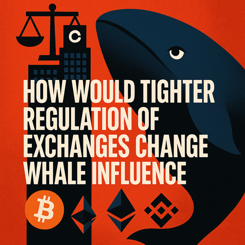How would tighter regulation of exchanges change whale influence